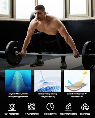 Blueleaf Men's Compression Pants Running Workout Leggings with Pockets Athletic Tights Base Layer for Basketball Sports3