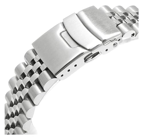 Bracelet de montre acier inoxydable 22mm boucle solide libération rapide - 3