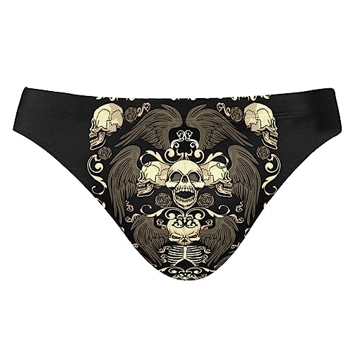 Poeticcity Men's Boxer Brief, Underwear Board Shorts Trunks Thong Swimwear Bikini(S-3XL)