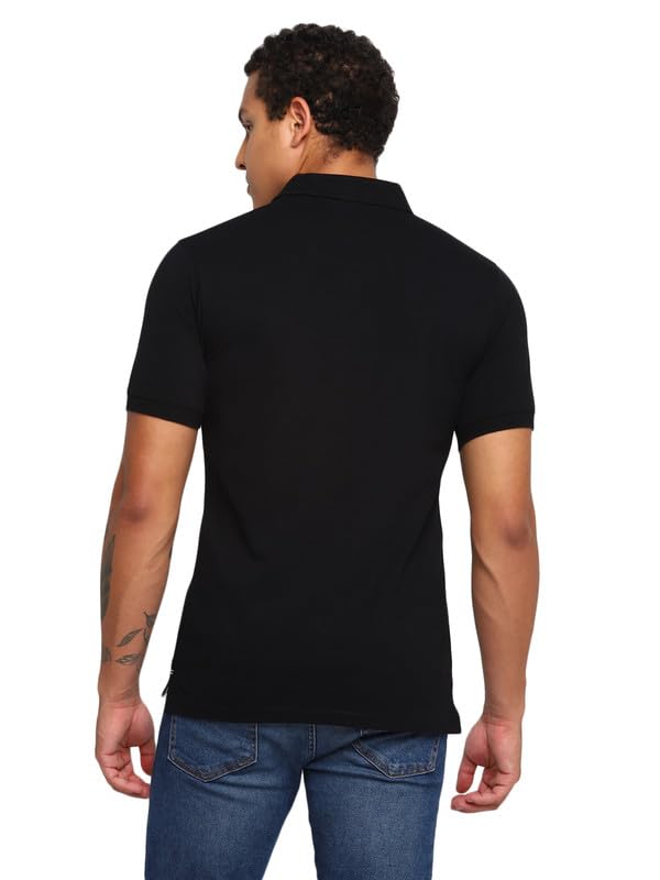 Image of AMERICAN CREW Polo Collar T-Shirt for Men with Pocket