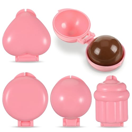 JJUNW Cake Pop Mold Shapes Press Set - 4 Pack 3D Sphere Heart Round Cupcake Cake Pop Cutter and Cakepop for Mini Desserts Home Baking Birthday Party Wedding