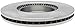 ACDelco Silver Front Brake Rotor 18A2419A | GM 19255502 Brake Rotors for Select Hyundai Sonata, Tucson, Veloster, Kia Sportage, Kia Optima, Forte, Forte Koup, Rondo, and more