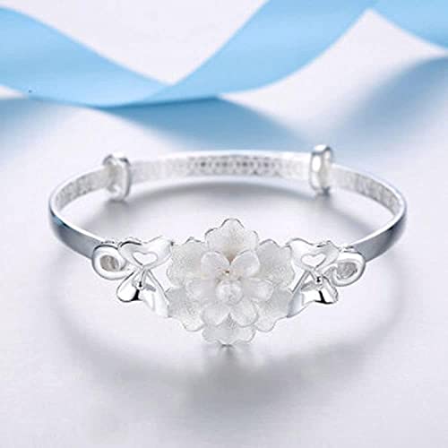 Bracelet en cristal argent 925 cadeau idéal femme jonc ajustable