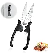 Multifunctional Kitchen Scissors - Kitchen Shears with Magnetic Holder & Safety Lock, Heavy Duty ...