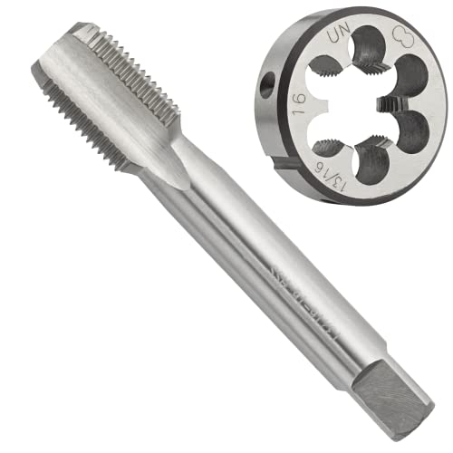 Aceteel 13/16 -16 UN HSS Tap and Die Set, 13/16 x...
