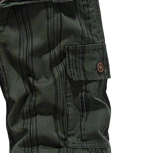 Shorts Casual Rayados para Hombre con Bolsillos miniatura 2
