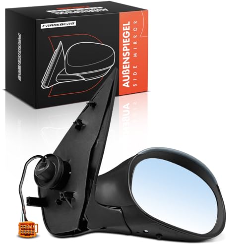 Frankberg Elektrisch Aussenspiegel Außenspiegel Rechts 7-polig &-Beheizbar &-Temperatursensor Kompatibel mit 206 Schrägheck 2A/C 1998-2003 Replace# 8154JF8154JF