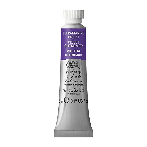 Winsor & Newton Professional Water Colour Paint, 5ml tube, Ultramarine Violet