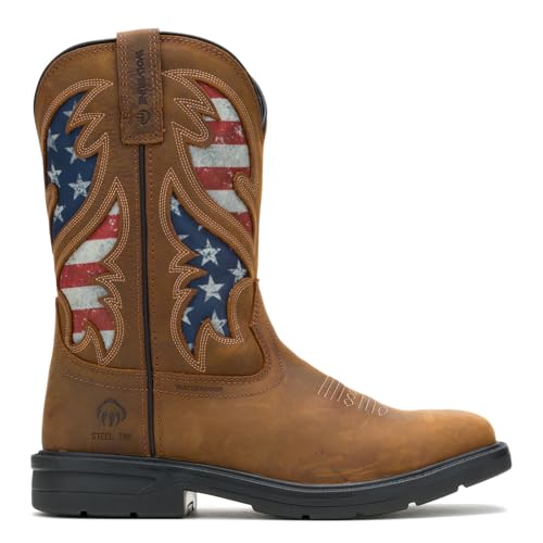 Wolverine Men's Rancher Flag Steel Toe Wellington Construction Boot2