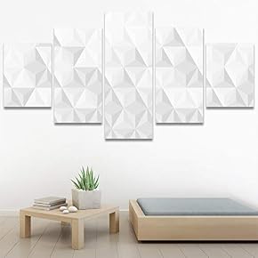 SIGNWIN 5 Panel Canvas Wall Art Modern Art...