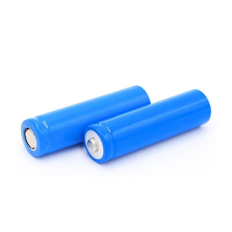 Image of 3.7V 800mAh 14500 Rechargeable Battery 2Pcs Button Top Battery for Headlamp,LED Flashlight,Mini Fans etc.