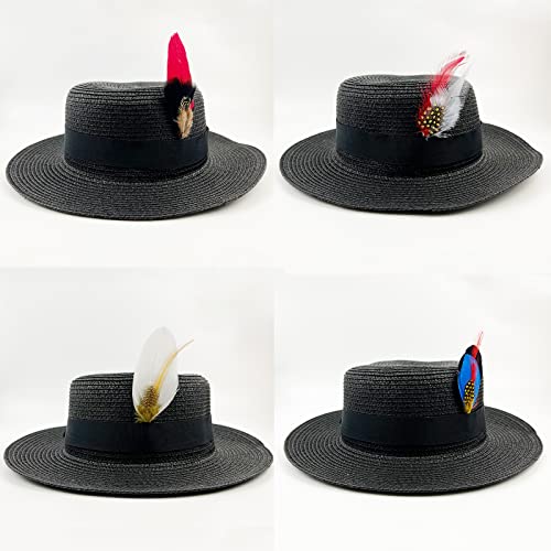 Btreeflo 8Pcs Hat Feathers And 12 Pcs Natural Feathers Colorful Real Feathers Packs Accessories Bundle #TOP4