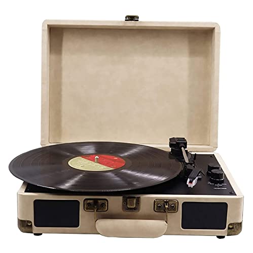 Record Player Turntable with USB Recording 3 Speed Vinyl with Pitch Control Support 3-Sizes of Records - Les Beatles, Paul McCartney, John Lennon, RIngo Starr, George Harrison Record Player Turntable with USB Recording 3 Speed Vinyl with Pitch Control Support 3-Sizes of Records – Image 5