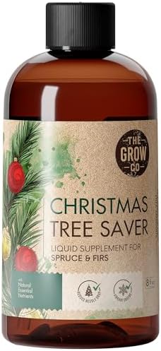 Christmas Tree Saver - Xmas Tree Preserver for Healthy Green Christmas Trees, Christmas Tree Preservative That Keeps Tree Fresh, Extend Tree Life & Reduce Needle Drop All Holiday Season, 8 fl. oz.