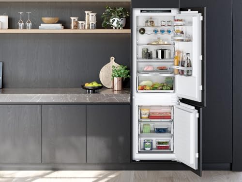 SIEMENS Réfrigérateur congélateur encastrable KI86NVFE0, iQ300, autoAirflow, niche 178 cm