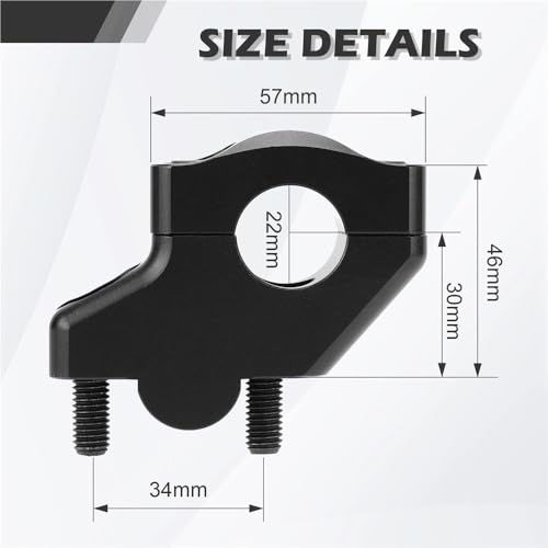 Améliorez votre posture en moto avec le rehausseur de guidon 22mm pour NC750X