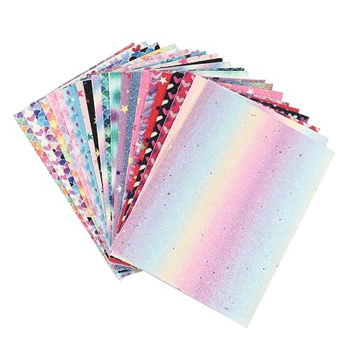 Tissu en cuir pailleté pour fabriquer des pinces à cheveux et nœuds de coiffure