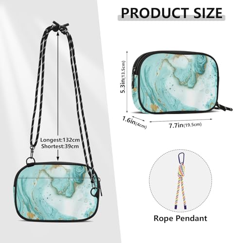 GuoChe Messenger Bag Crossbody Date Cute Crossbody Bags Men Fashion with Adjustable Strap Decorative Marble3