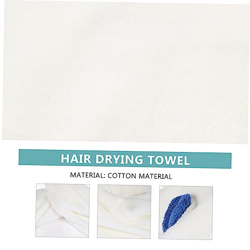 Abaodam Toalha De Cabelo Seco Envoltório De Cabelo De Algodão Toalha De Secagem Rápida Touca Absorve