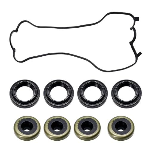 Image of HiSport Engine Valve Cover Gasket Set - Compatible with Honda Accord 2.3L 1998 1999 2000 2001 2002 2.2L 1994 1995 1996 1997 - Replace VS50493R