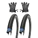 Kujo 20 Zoll Reifen Set 20x1.75 mit Pannenschutz und Reflexstreifen inkl. Schläuche AV