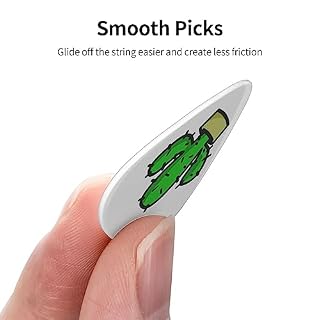 Cactus Médiators de guitare 12 médiators tendance durables dans une boîte pour ukulélé guitare électrique basse - Les Beatles, Paul McCartney, John Lennon, RIngo Starr, George Harrison Cactus Médiators de guitare 12 médiators tendance durables dans une boîte pour ukulélé guitare électrique basse – Image 3