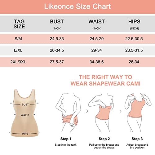 Likeonce Compression Camisole For Women Tank Tops Women Waist And Tummy Control Shapewear Cami Seamless Body Shaper #TOP5