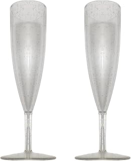 VX プラスチック シャンパングラス 2個セット フルート型 220ml VX-26220S