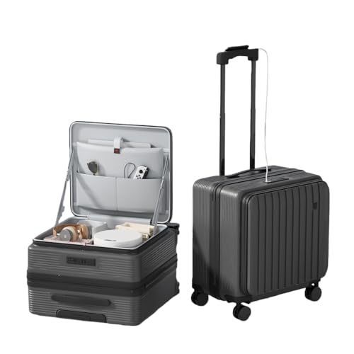 [Damika] �t�����g�I�[�v�� �L�����[�P�[�X �X�[�c�P�[�X ���^ �O�J�� �@���������� �y�� 1��2�� 2��3�� 3��4�� �ϏՌ� �É� 360 �x��] ��e�� USB �|�[�g�t�� �L�����[�o�b�O ���s �r�W�l�X �o�� �ʊw�p (20�C���`�@��������