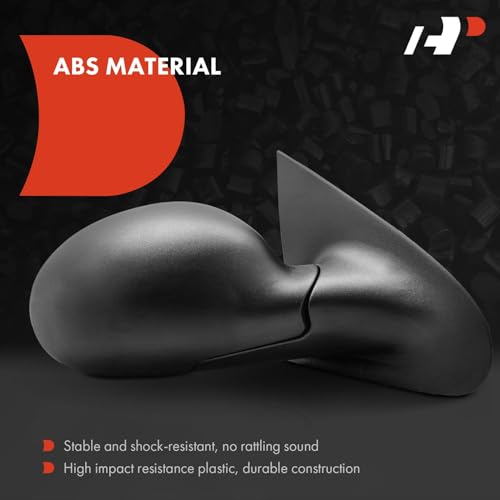 A-Premium Passenger Side Power Door Mirror - Compatible with Dodge Neon 2000-2002 & Plymouth Neon 2000-2001 - Heated Manual Folding Black Outside Rear View Mirror - Replace# 4783566AH by A-Premium - Used condition - Image 3
