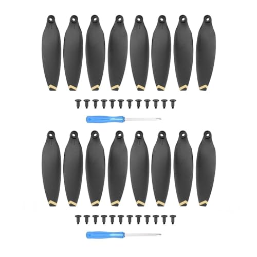 Hélices pliantes pour Fimi X8 Mini V2 avec bord doré lot de 16 pièces rechange