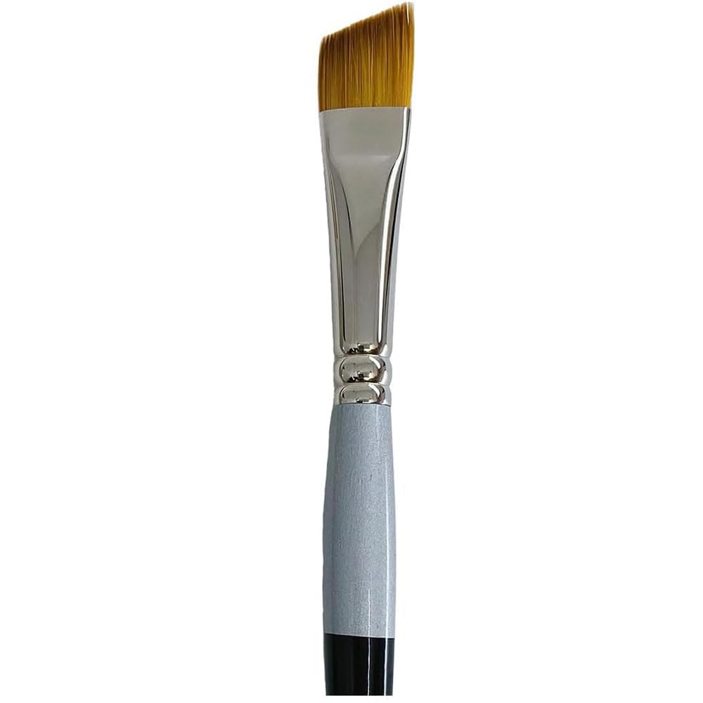Trekell MIDZ Desert Blaze - Synthetic Artist Brushes for Oil, Acrylic and Watercolor Angle - 369A Series / 1/2