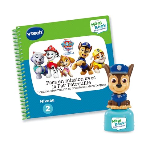 Livre interactif Vtech MagiBook Story’Friends Pars en mission avec Paw Patrol La Pat' Patrouille et Figurine - vue 3