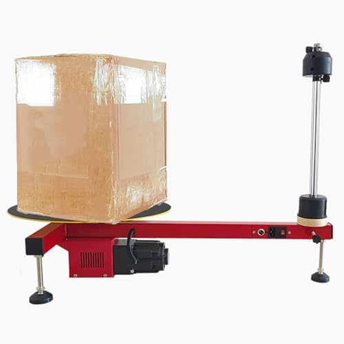 Electric Stretch Film Wrapping Machine - T-Type Wrap-Around Baler, Stretch Wrap Dispenser, Packing Station, Heavy-Duty Film Wrapper for Efficient Packaging EM40