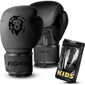 FIGHTR® Kids Boxing Gloves and More Stability | Junior Boys and Girls | Boxing, MMA, Muay Thai, Kickboxing & Martial Arts 04 06 oz | incl. Carry Bag