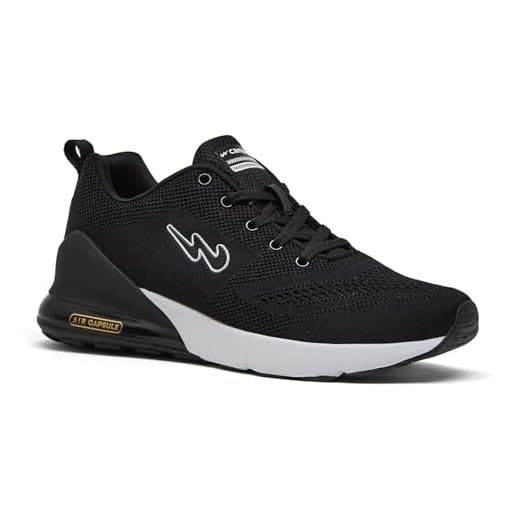 Campus Men's North Plus Running Shoes BLK - 9UK/India