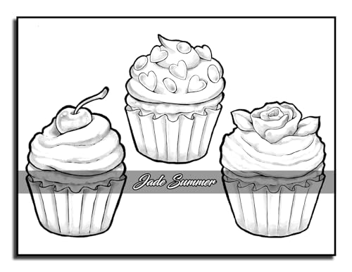 Easy Coloring Book: Large Print Designs for Adults and Seniors with 50 Simple Images of Animals, Flowers, Food, Objects, and More! (Easy Coloring Books) - Image 52