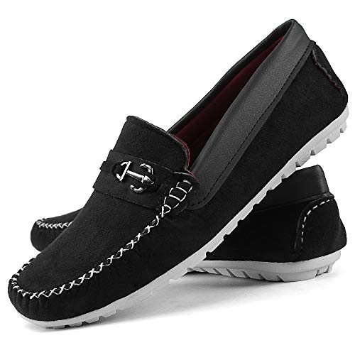 Mocassim Masculino La Faire Com Chinelo e Cinto (43, Preto-Âncora)