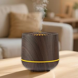 Difusor ultrasónico de 300 ml, difusor de aroma ultrasónico para aceites esenciales, humidificador de niebla fría, luz LED de 7 colores y apagado automático, aceites esenciales difusores para