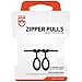 GEAR AID Zipper Pulls for Tents, Sleeping Bags, and Luggage, 2 Pack, Black