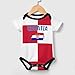 2024 Croatia Home Baby Jersey Soccer Romper Outfit for Boys & Girls,Custom Baby Clothes for Croatian Fans 3M-2T,Black