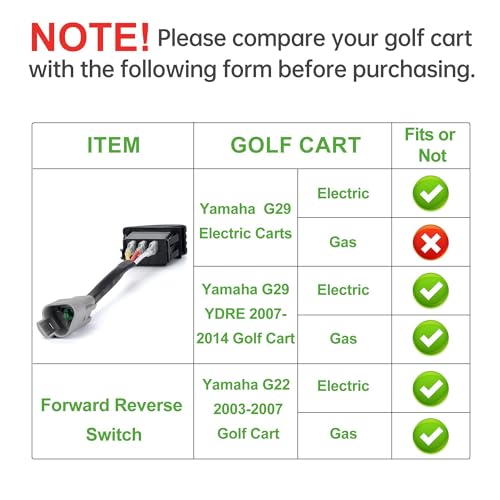 10L0L F&R (Vorwärts- und Rückwärtsgang) Schalter mit Kabel für Yamaha G22, G29Electric 2007 - JU2-H2917-00