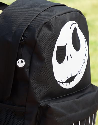 Mochila de Jack Skellington resistente para llevar libros pesados sin dañar la espalda 5