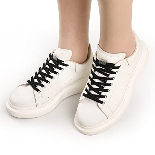 Image of ZHENTOR Elastic Shoe Laces, Elastic No Tie Shoelaces for Sneakers, One Size Fits All Adults and Kids Shoes