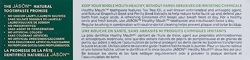 Jason Healthy Mouth Tartar Control Fluoride-Free Paste, Tea Tree Oil & Cinnamon, 4.2 Oz (Packaging May Vary) - Thumbnail 3