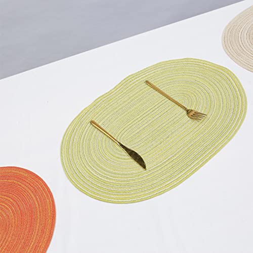 Sets de table en coton lavable pour protéger la table des plats chauds et taches