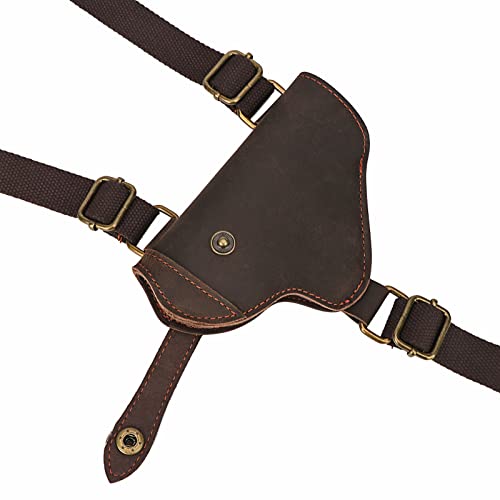 Canvas Leather Horizontal Shoulder Rig