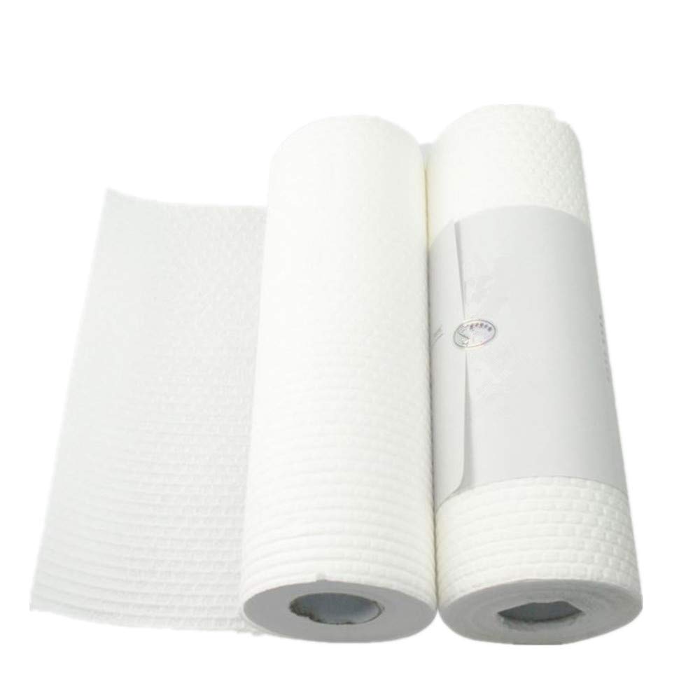 XICHEN 2 Roll of (100 Sheets) Disposable Dish Cloth Dish Towels and Reusable Great Dish Towel, Absorbent, Dry Quickly