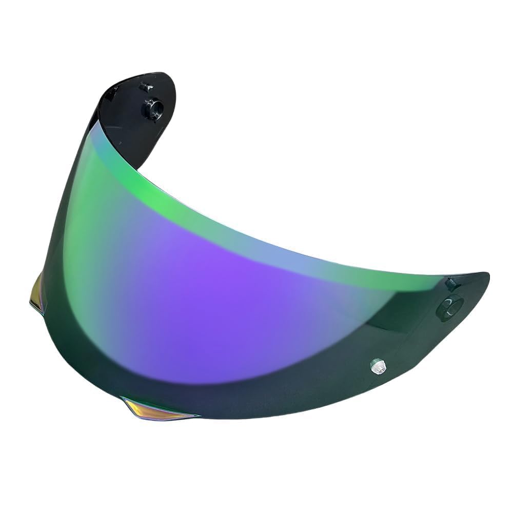 ZJHFDC Motorcycle Helmet Visor for HJC i90 / i91 HJ-33, Windproof Anti Scratch Helmet Visor Replacement Motorcycle Accessories,normal-Irevodeeppurple
