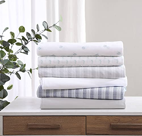Image of Tommy Bahama - King Sheets, Cotton Percale Bedding Set, Crisp & Cool, Stylish Bedding Set (Angel Fish, King)